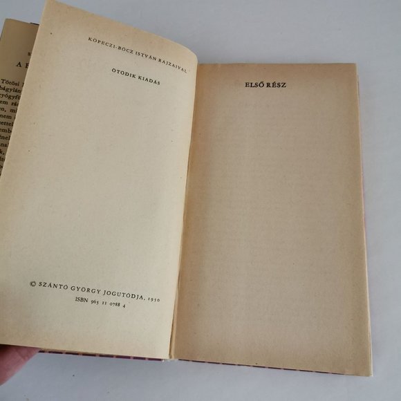 1977 Hungarian Novel György Szántó Bold Cover Art Dust Jacket Vintage Hungary - Picture 7 of 10